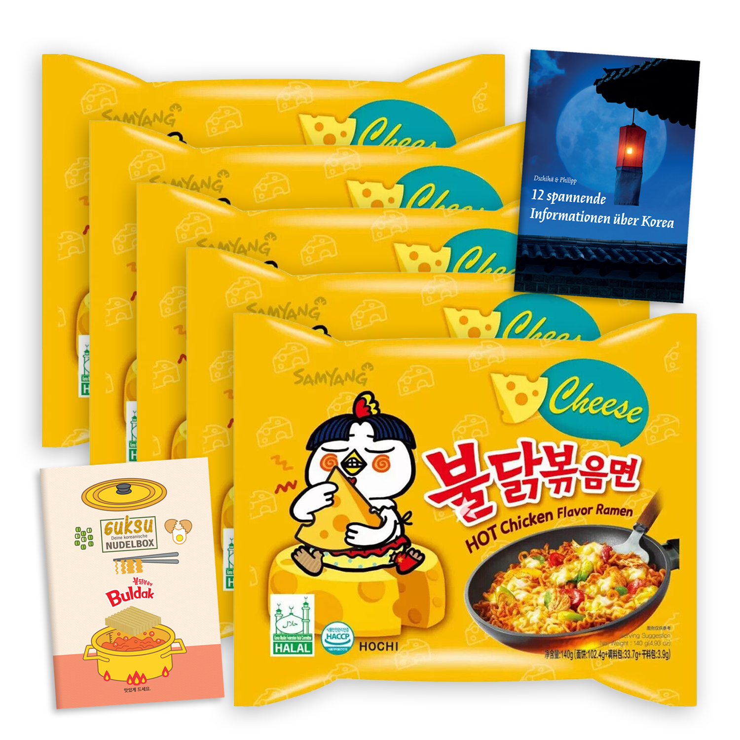 Guksu Buldak Instant-Nudeln Sets: Samyang Buldak Ramyeon (11 Geschmacksrichtungen)