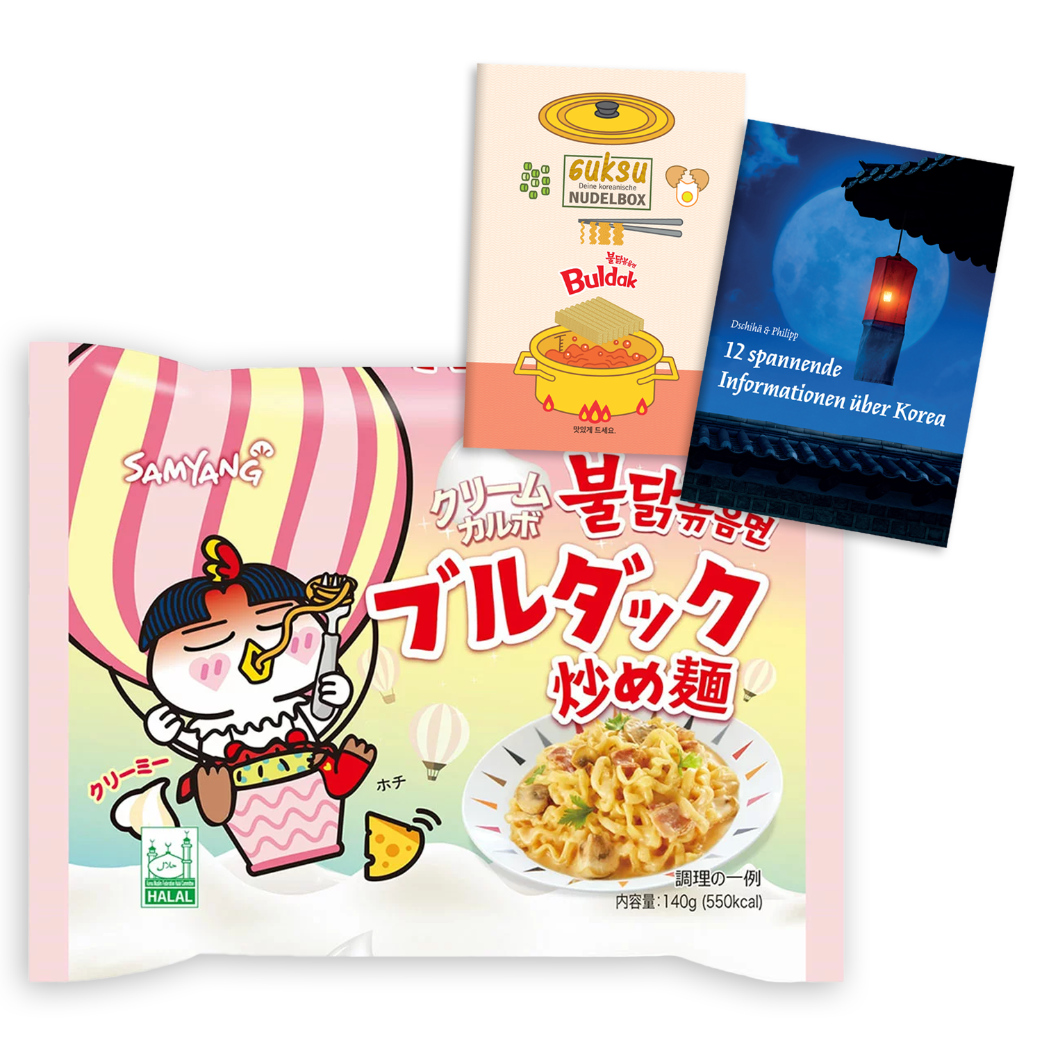 Guksu Buldak Instant-Nudeln Sets: Samyang Buldak Ramyeon (11 Geschmacksrichtungen)