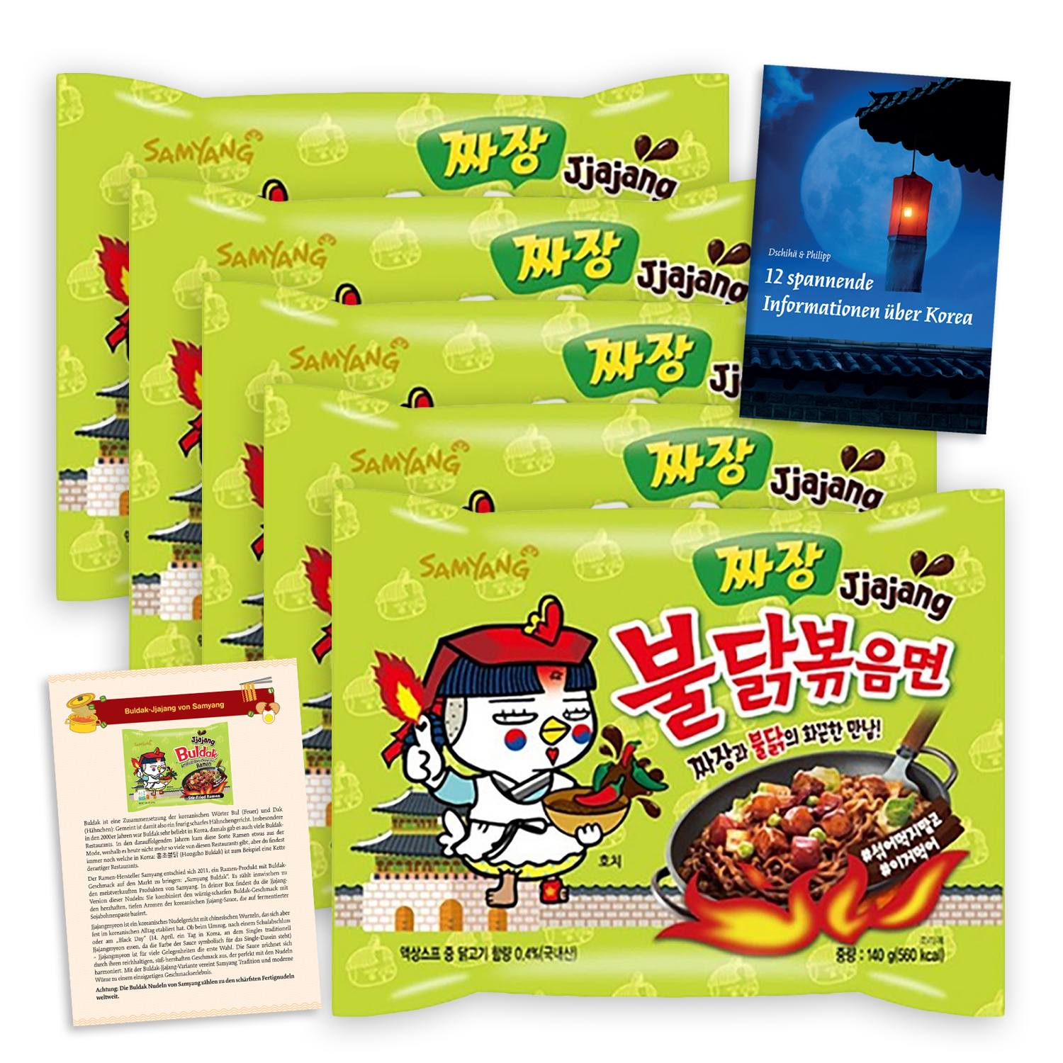Guksu Buldak Instant-Nudeln Sets: Samyang Buldak Ramyeon (11 Geschmacksrichtungen)
