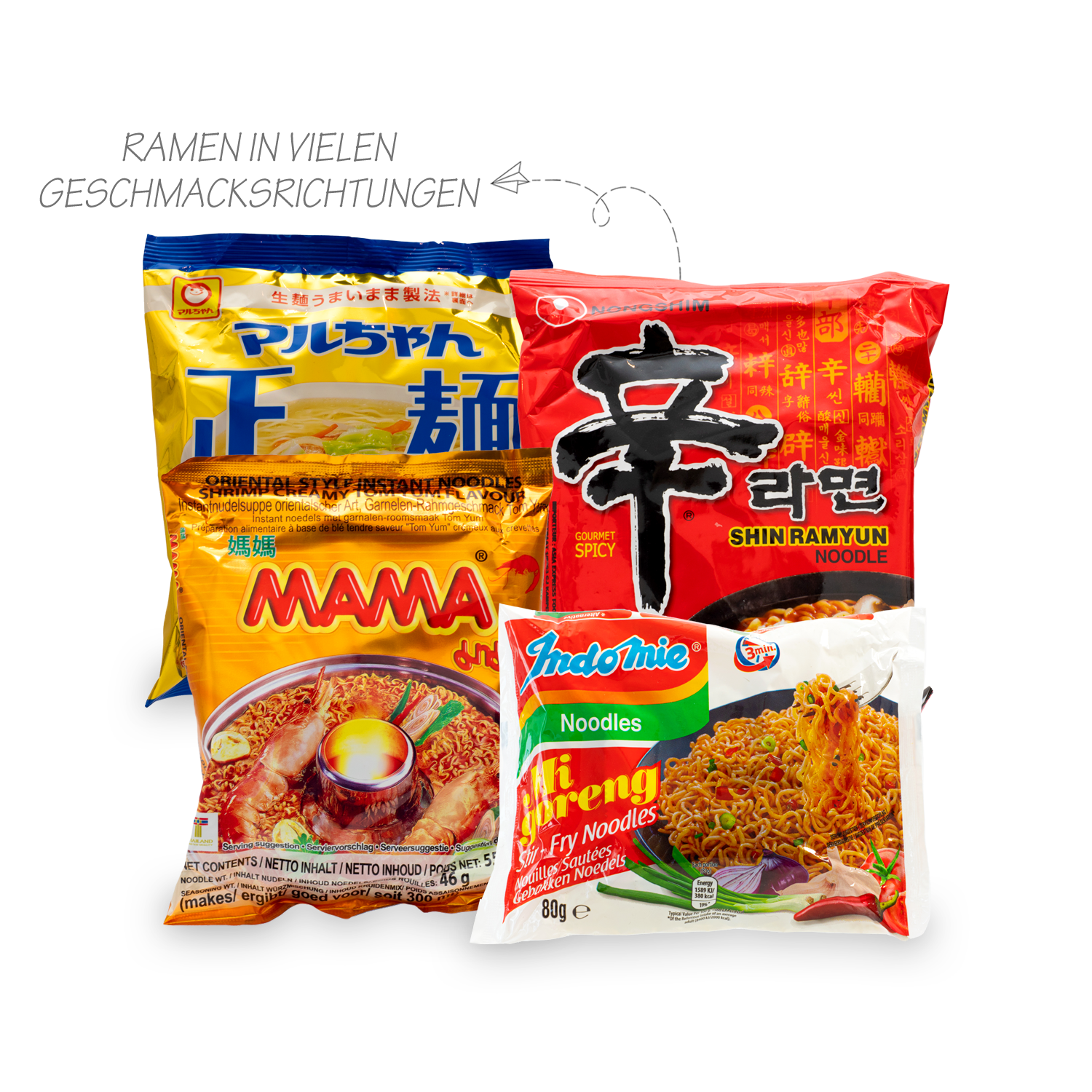 Noodle Experience Extrem: 3 Nudelboxen aus Asien