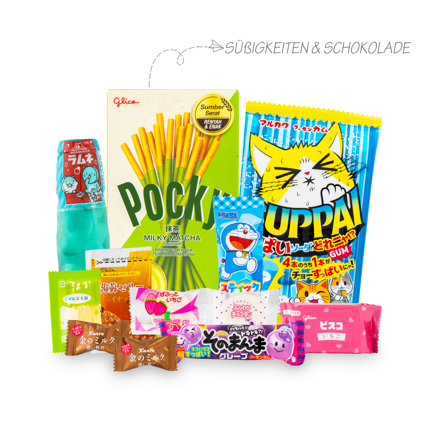 Oyatsu: Überraschungsbox mit 25 japanischen Süßigkeiten