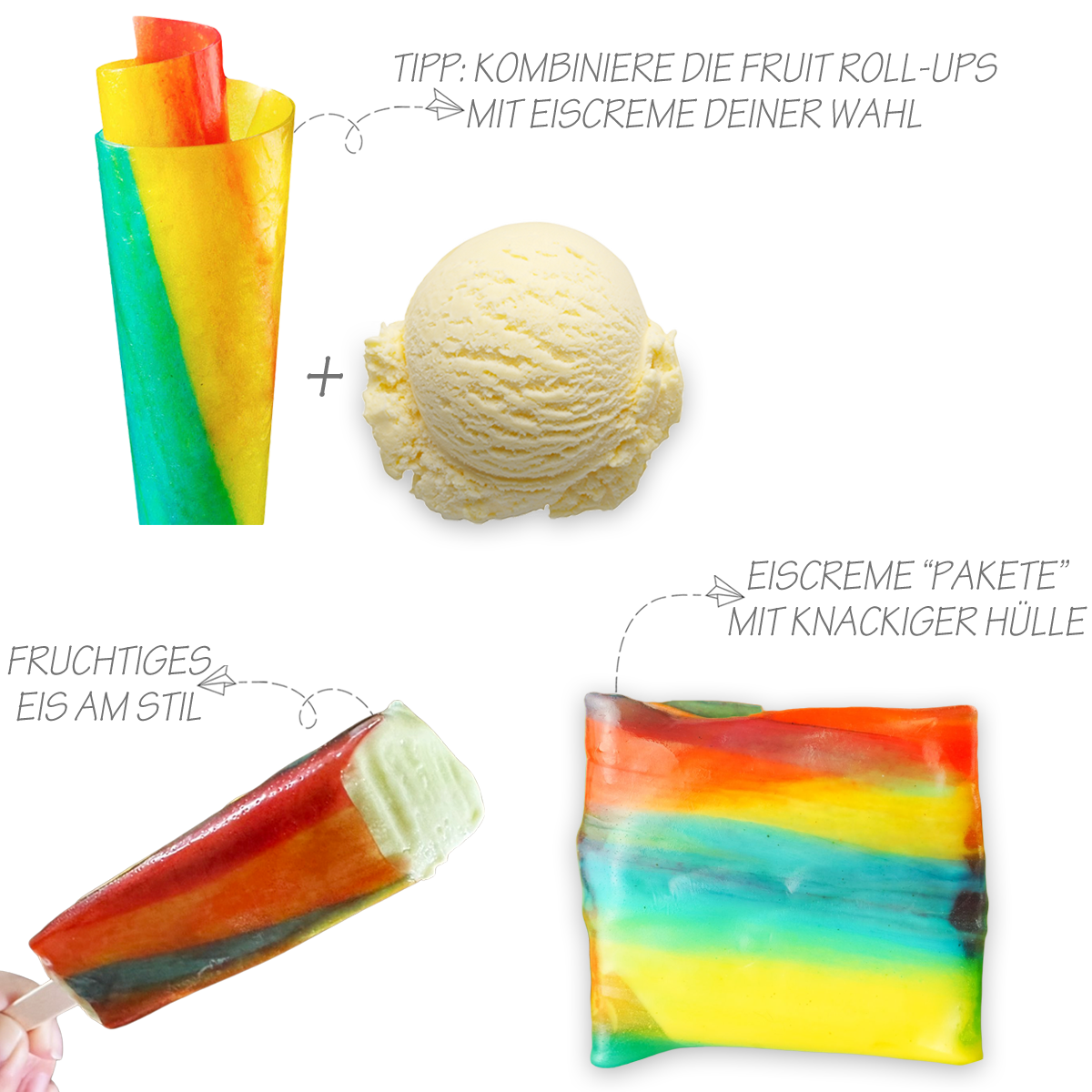 Betty Crocker Fruit Roll-Ups Variety Pack: Ein amerikanischer Snack mit Früchten und Vitamin-C