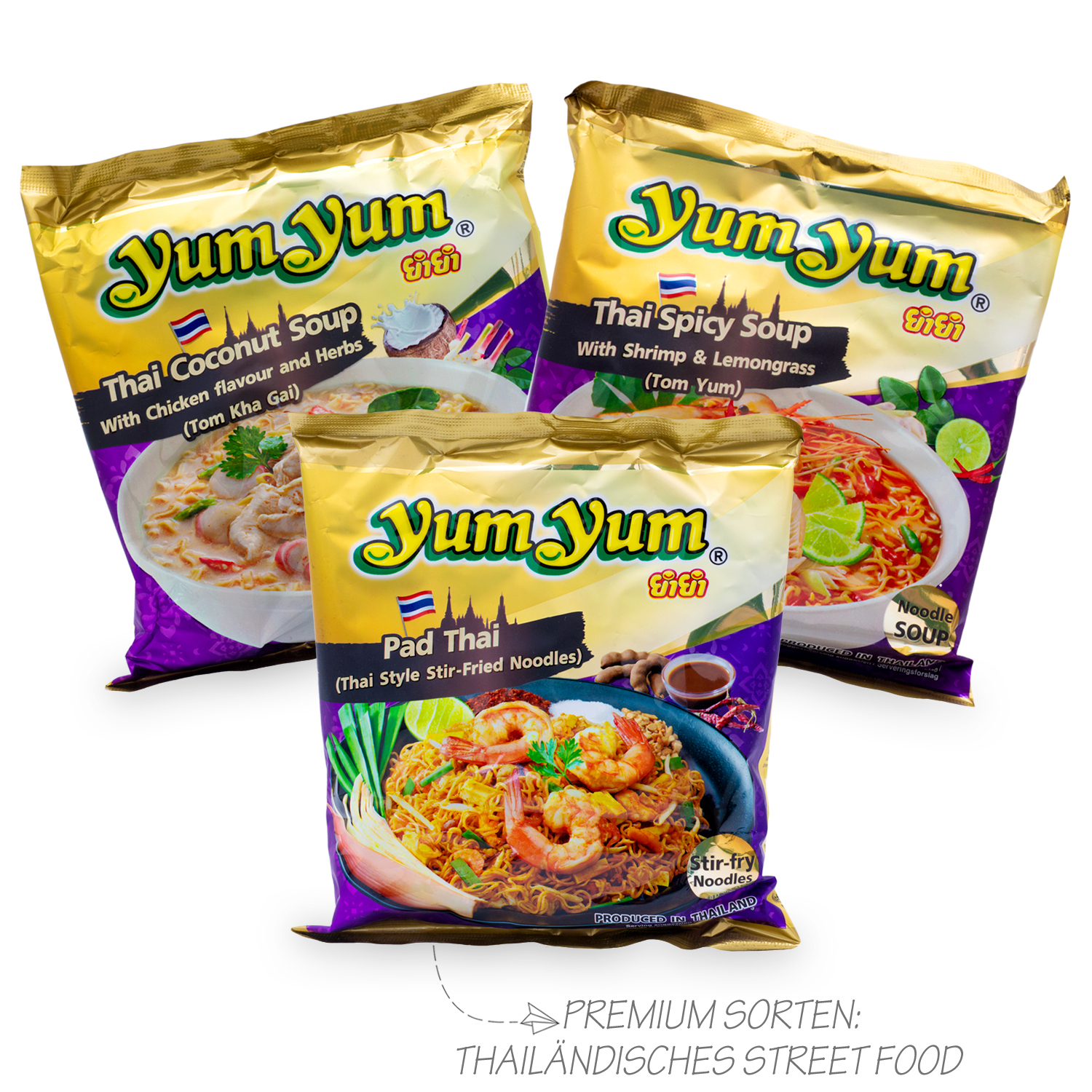 Ba Mee: Surprise box with 30 Thai MAMA or YUMYUM instant noodles