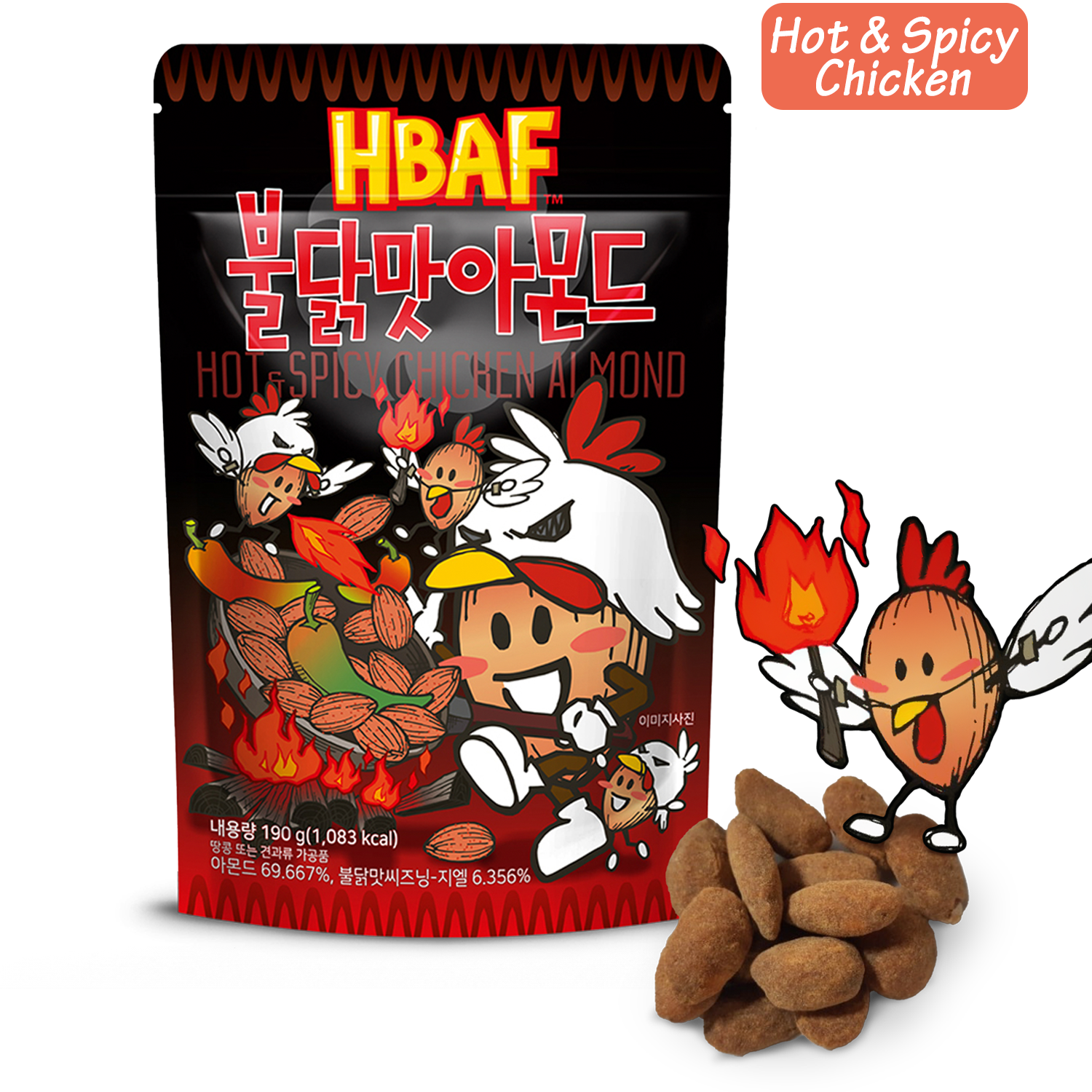 HBAF Almonds: A Korean Almond Snack (5 Flavors)