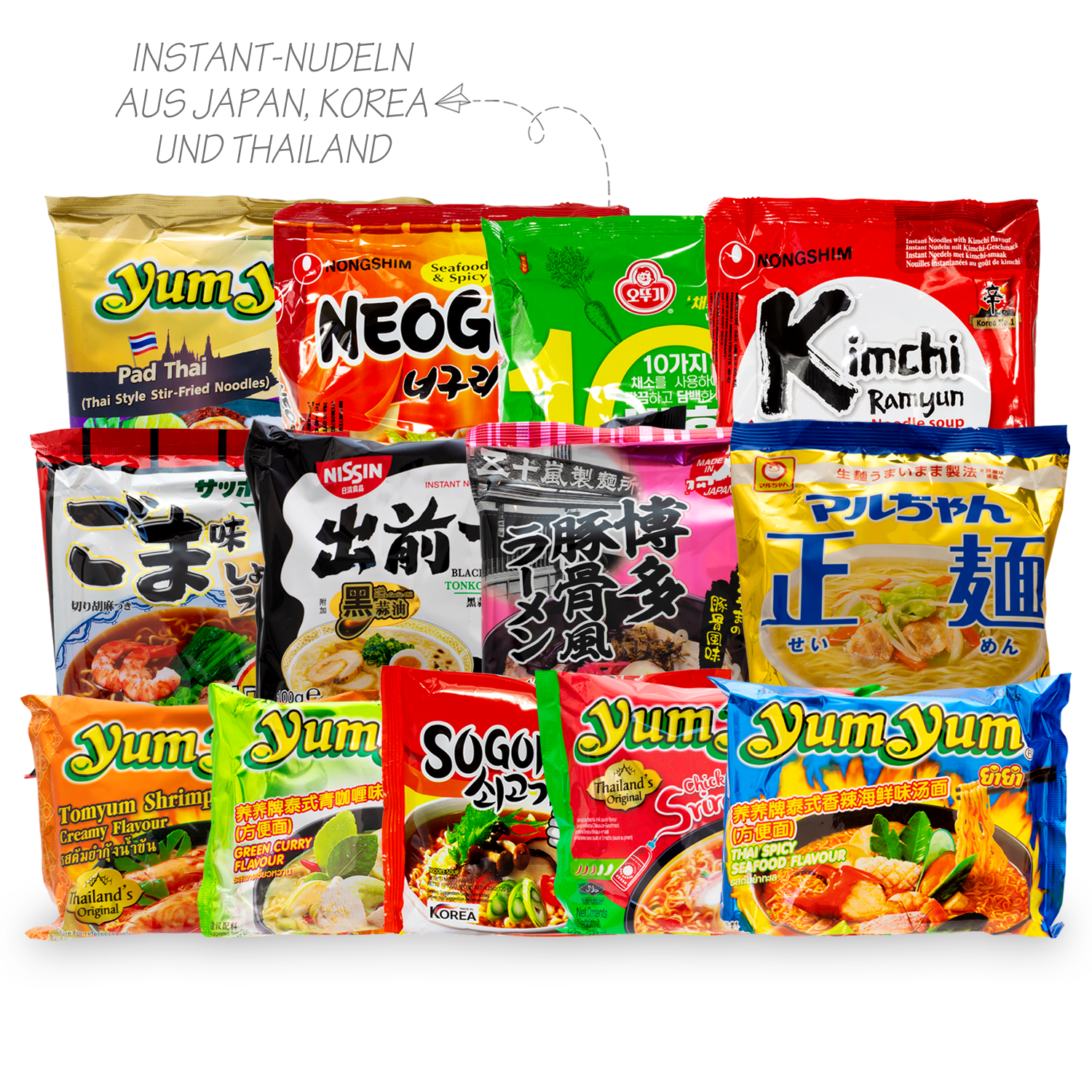 ViaMundi Experience: 7 surprise boxes with sweets, instant noodles and drinks