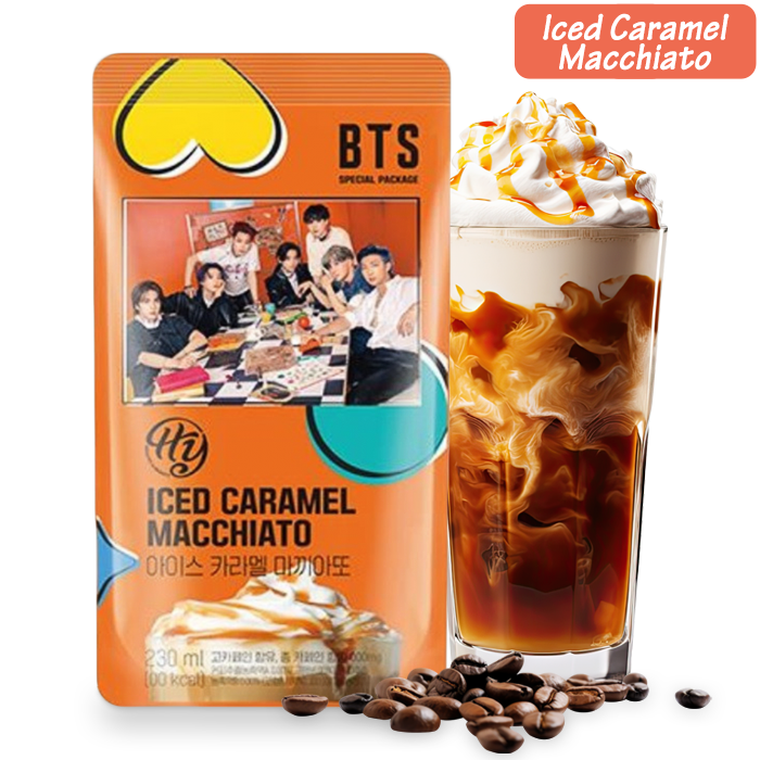 BTS Iced Coffee: Koreanische Kaffeegetränke für K-Pop Fans (2 Geschmacksrichtungen)
