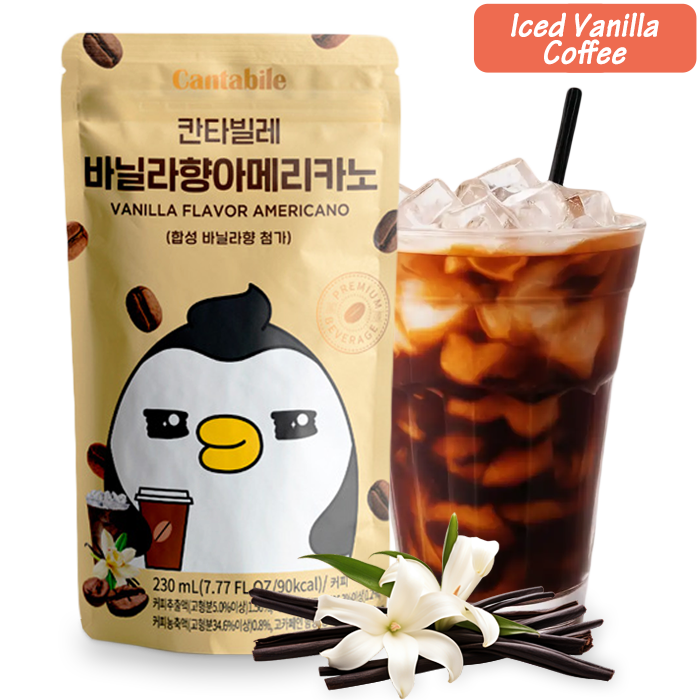 Cantabile & Ice Talk Iced Coffee - Erfrischende Kaffeegetränke aus Korea (3 Geschmacksrichtungen)