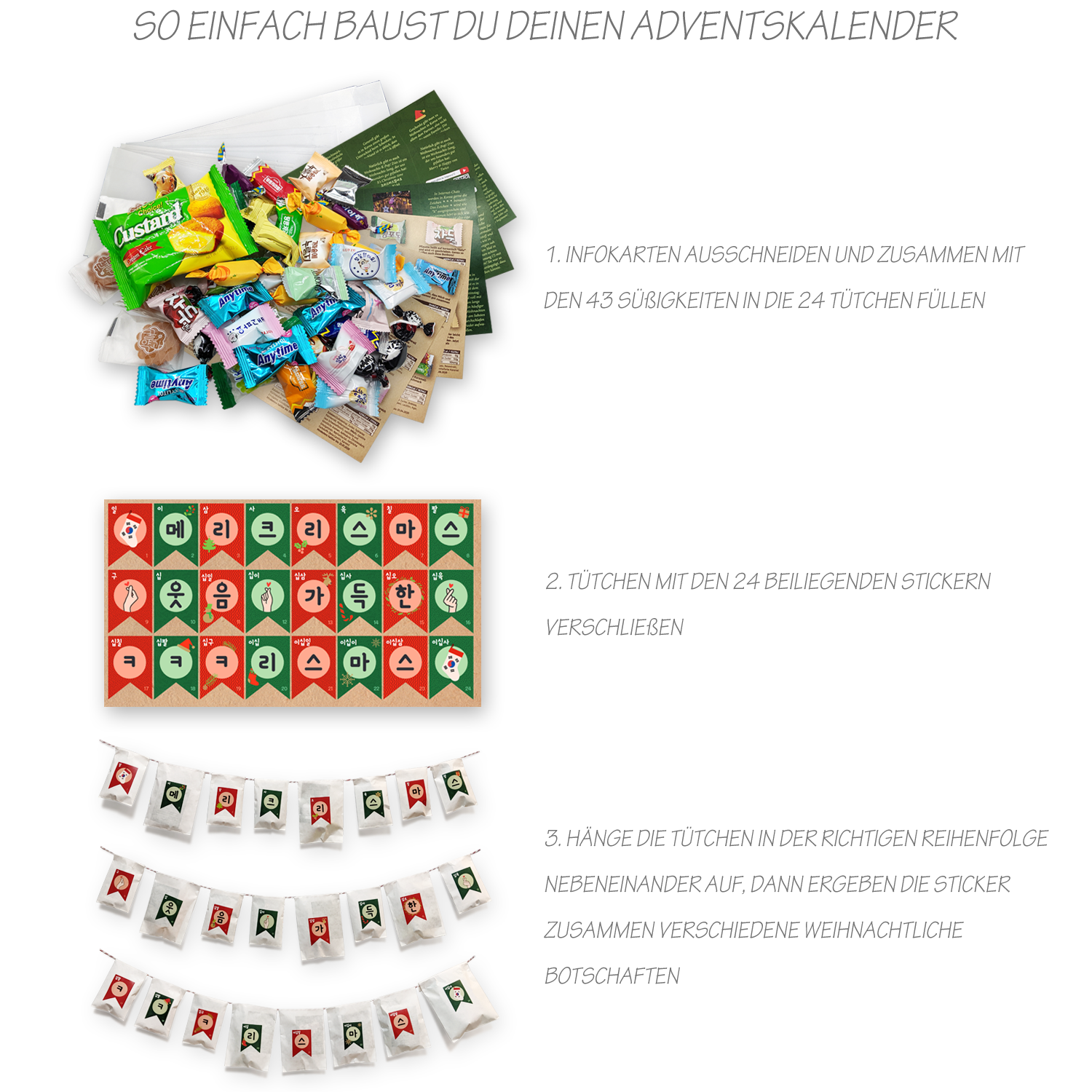 Dalgona: Korean Candy Advent Calendar 2024