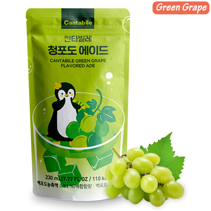 Cantabile Flavored Ade - Eine fruchtige Limonade aus Korea (9 Geschmacksrichtungen)