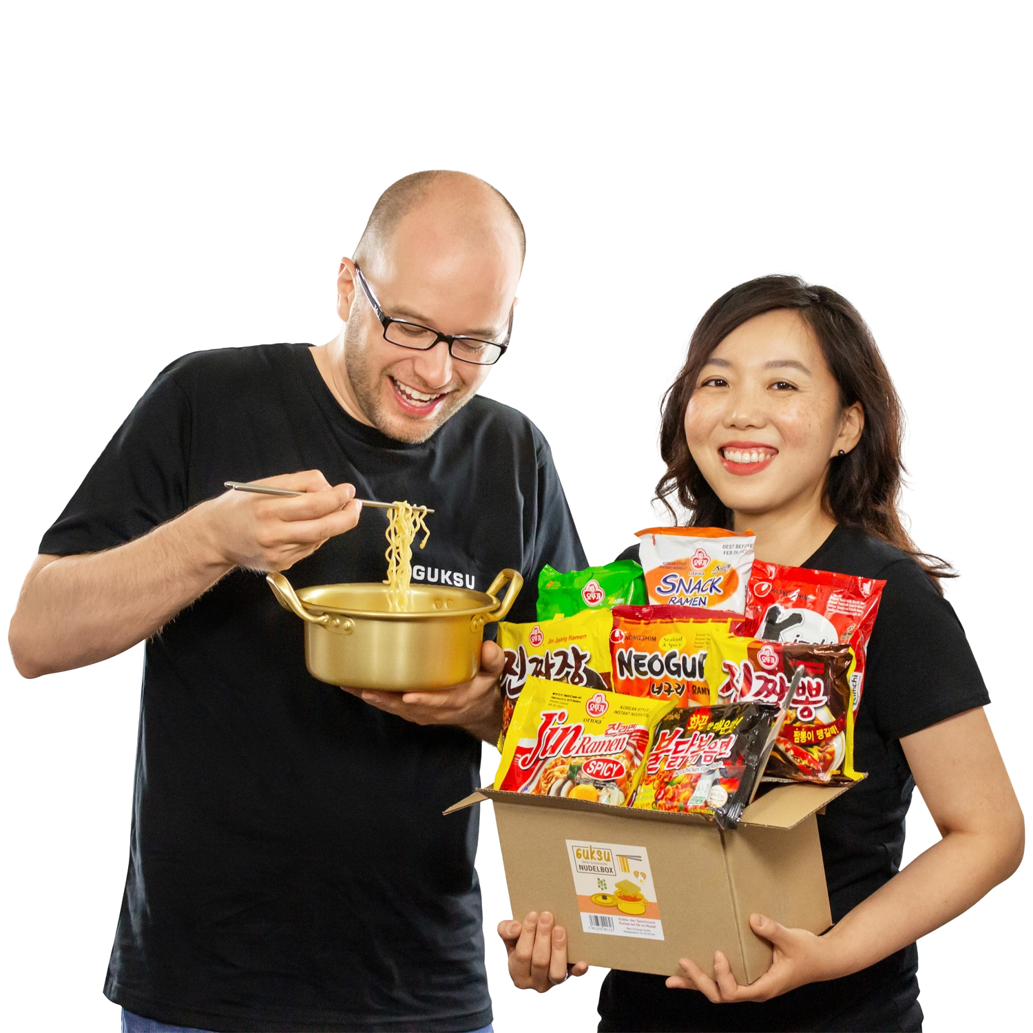 Guksu: Überraschungsboxen mit koreanischen Instant-Nudeln im 8er oder 16er Pack