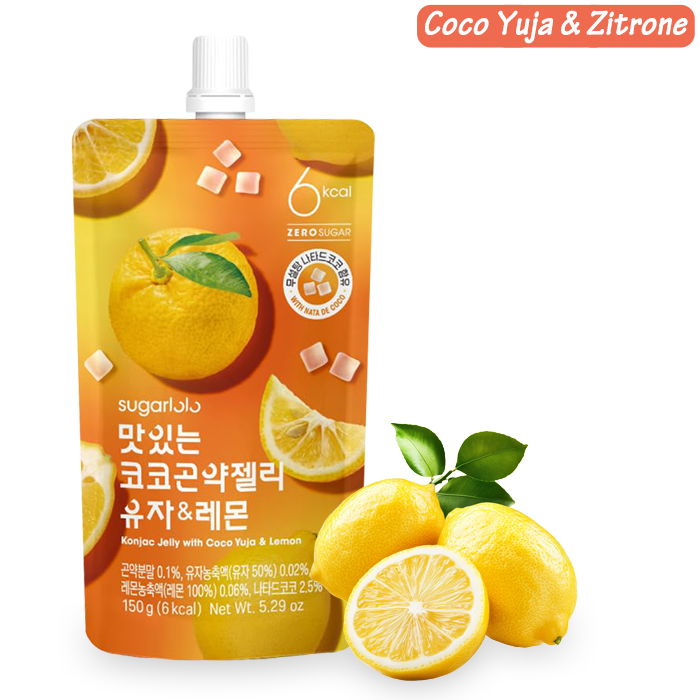 Sugarlolo Konjac Jelly: Fruchtiges Gelee zum Trinken aus Korea (14 Geschmacksrichtungen)