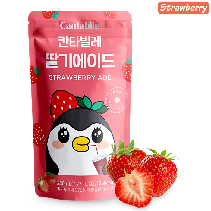 Cantabile Flavored Ade - A fruity lemonade from Korea (5 flavors)