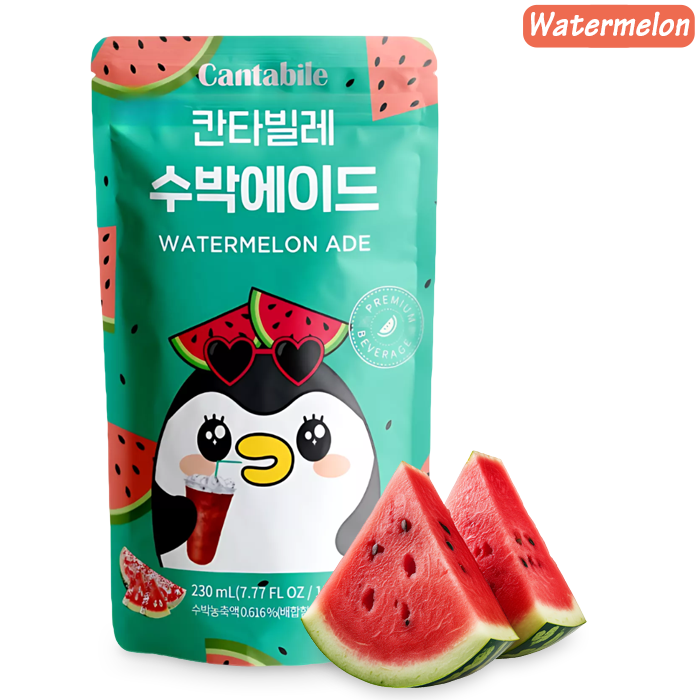 Cantabile Flavored Ade - A fruity lemonade from Korea (5 flavors)