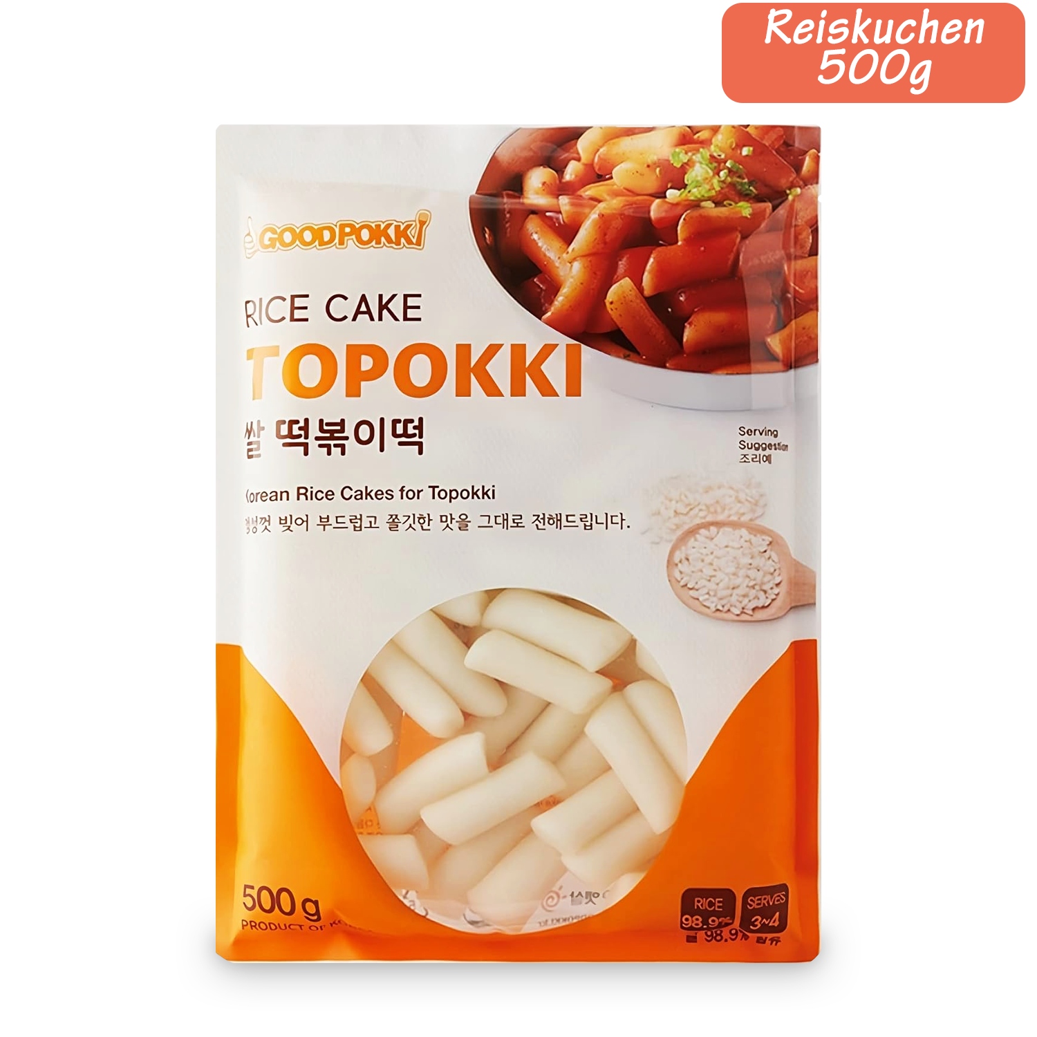 Tteokbokki Mini-Kochbox: Koreanische Reiskuchen mit Topokki Sauce deiner Wahl
