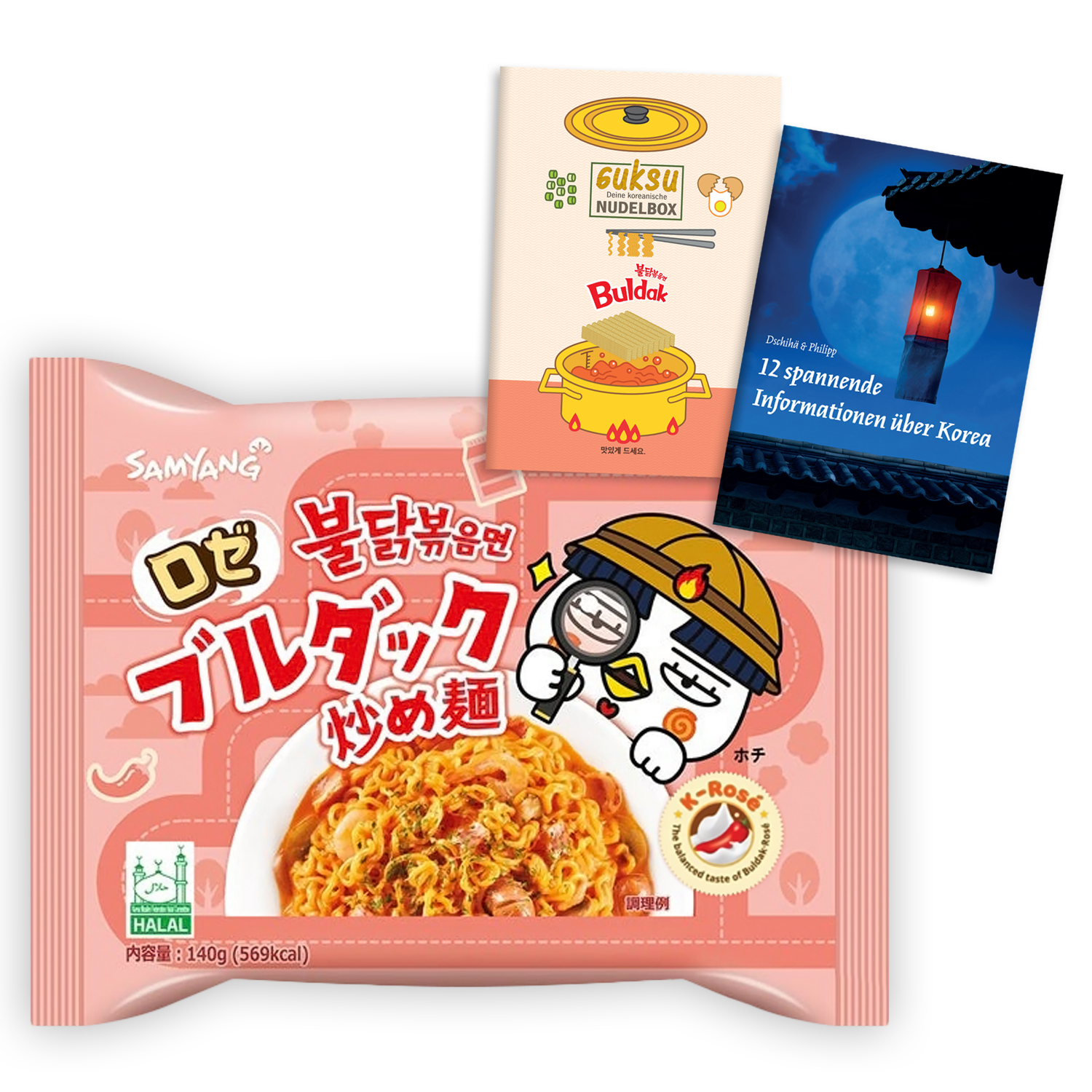 Guksu Buldak Rosé: Set with Samyang Buldak instant noodles (LIMITED)