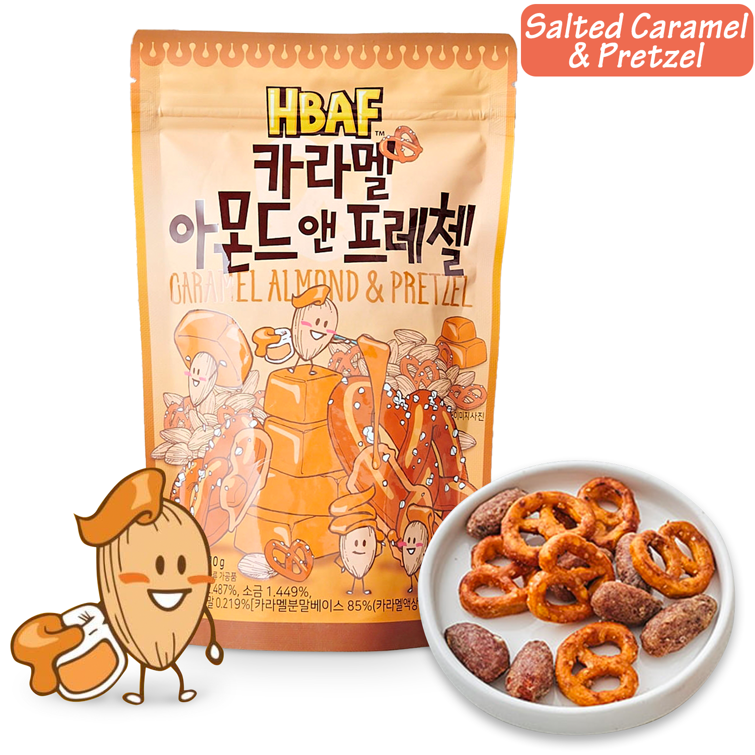 HBAF Almonds: A Korean Almond Snack (5 Flavors)