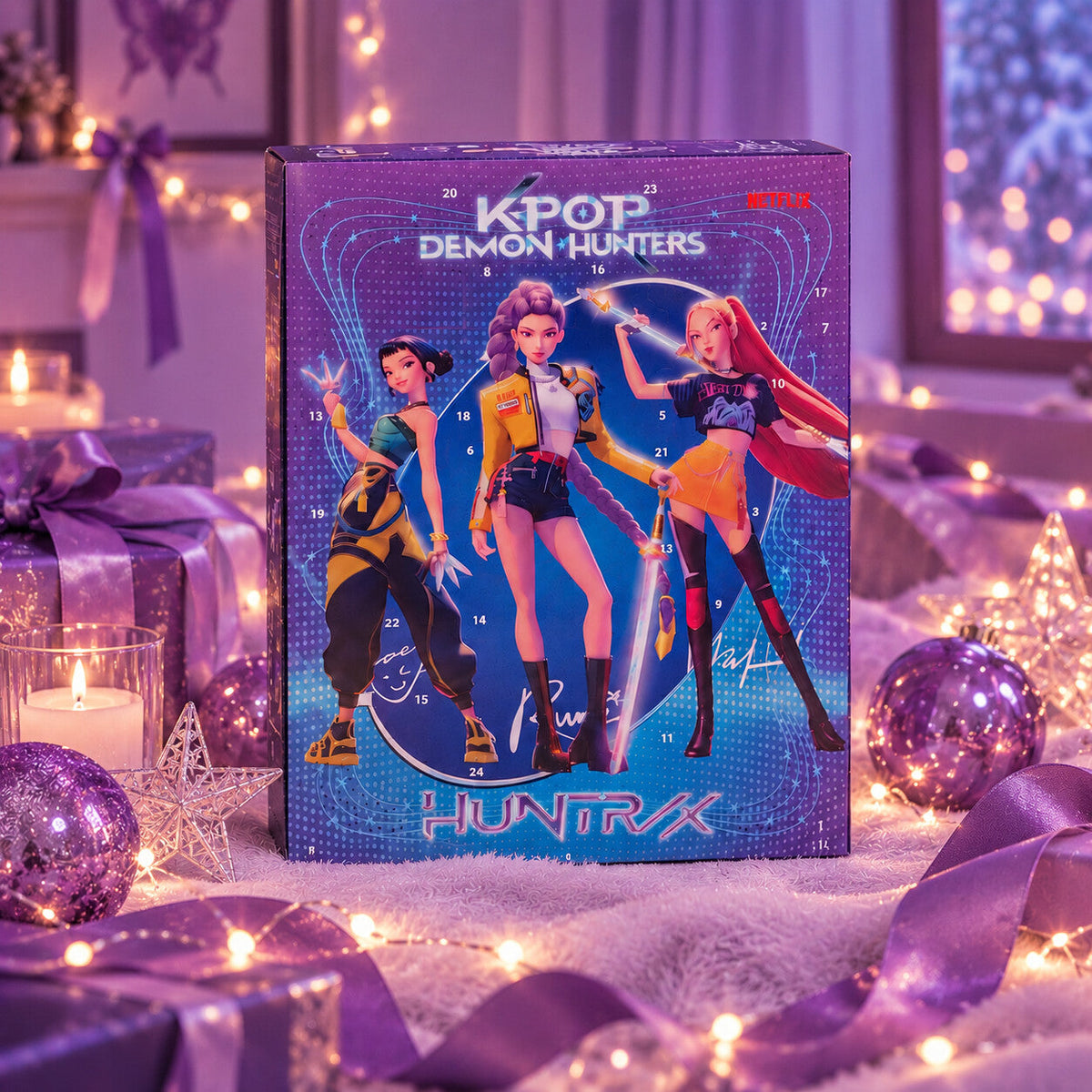 Der Kalender in festlicher Deko