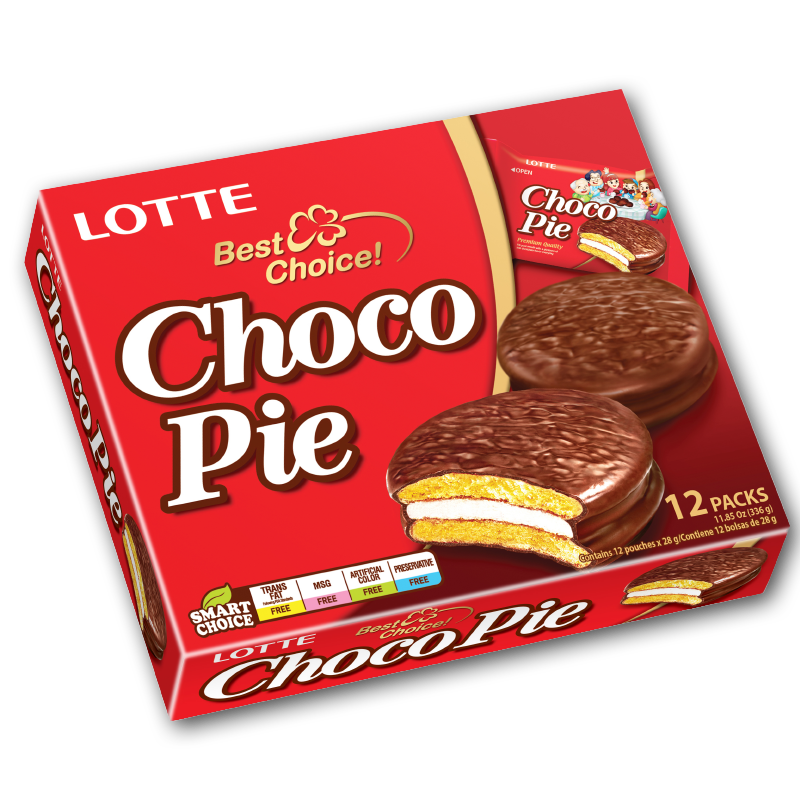 Choco Pie 12-pack: A famous Korean mini cake