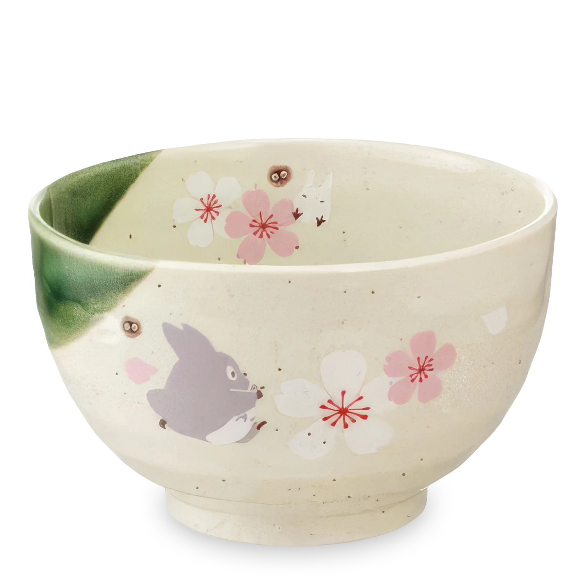 Mein Nachbar Totoro: Mino-Keramikschüssel mit Kirschblüten-Design