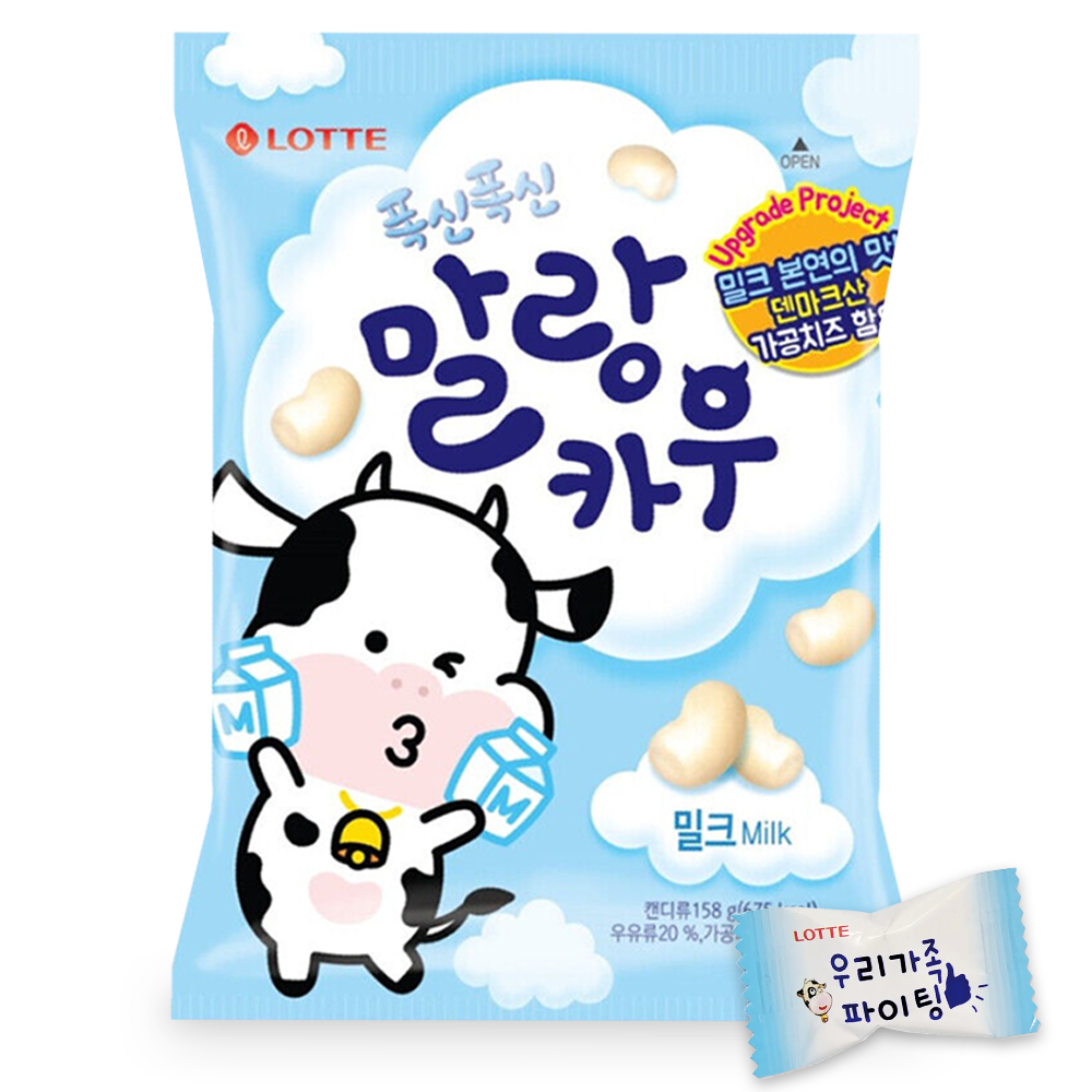 Lotte Malang Cow: Ein koreanischer Bonbon mit Erdbeer- oder Milchgeschmack