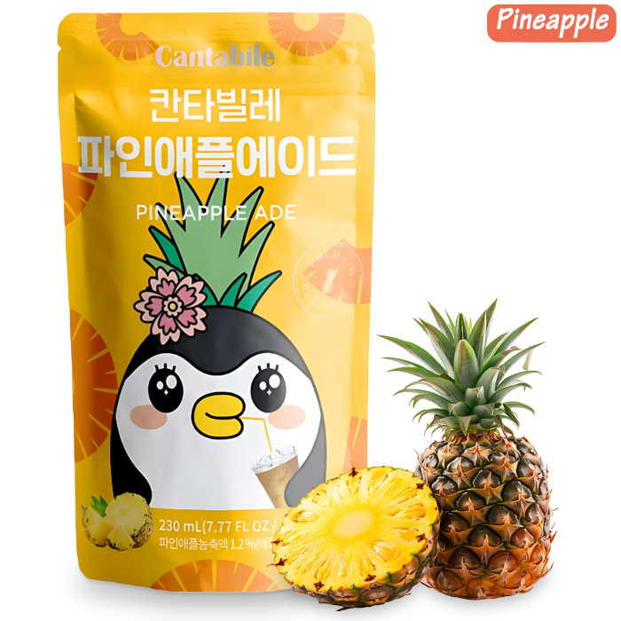 Cantabile Flavored Ade - A fruity lemonade from Korea (5 flavors)